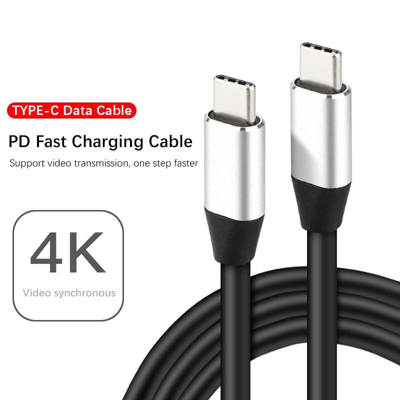 TYPE-C 3,1 Gen2 10G 4K 60 Гц PD100W кабель для передачи данных для ноутбука 5A 16-ядерный полнофункциональный 4K видеокабель
