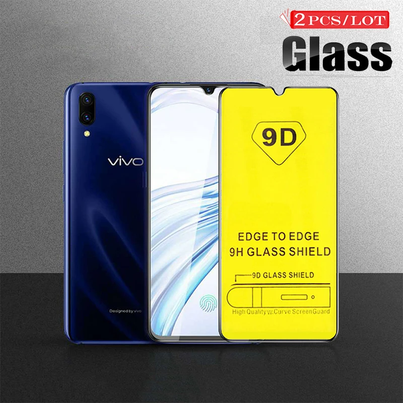 Закаленное стекло 9D для Vivo V15 V11i/Y97/Z3/Z3i V11/V11 Pro/X23 Y85/V9/V9 Pro/Z1 Y81/Y83 2 шт. | Мобильные