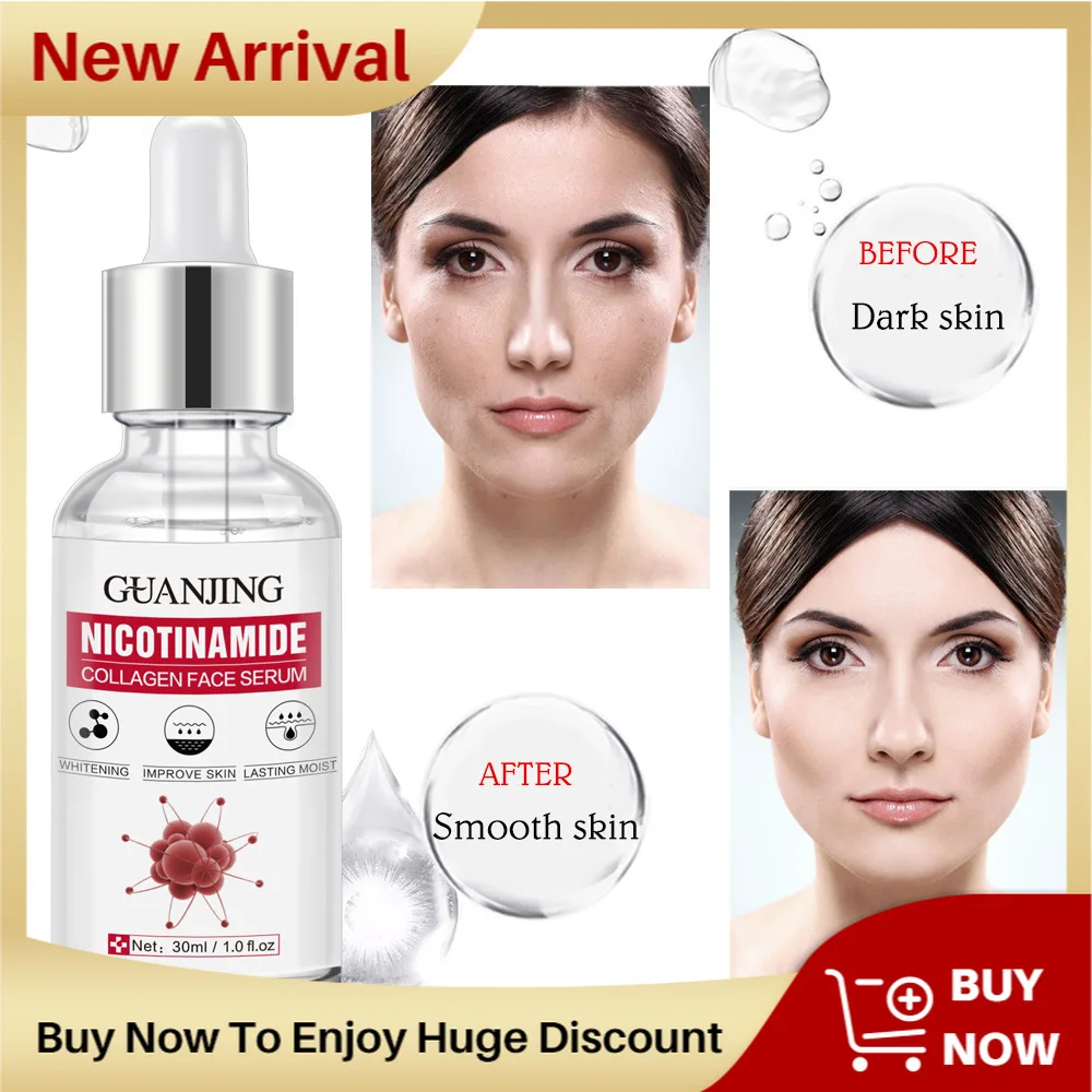 

Nicotinamide Collagen Face Serum Remove Melanin Firming Skin Facail Serum Anti-Wrinkle Anti-Aging Whiten Skin Face Essence