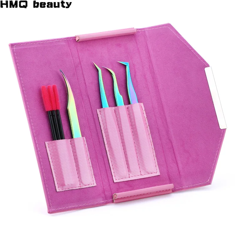 Makeup Eyelashes tweezer Tools Bag Eye Lash Extension Tweezers Case Cosmetic Tool Storage Box For tweezer kit Makeup Eyelashes tweezer Tools Bag Eye Lash Extension Tweezers Case Cosmetic Tool Storage Box For tweezer kit