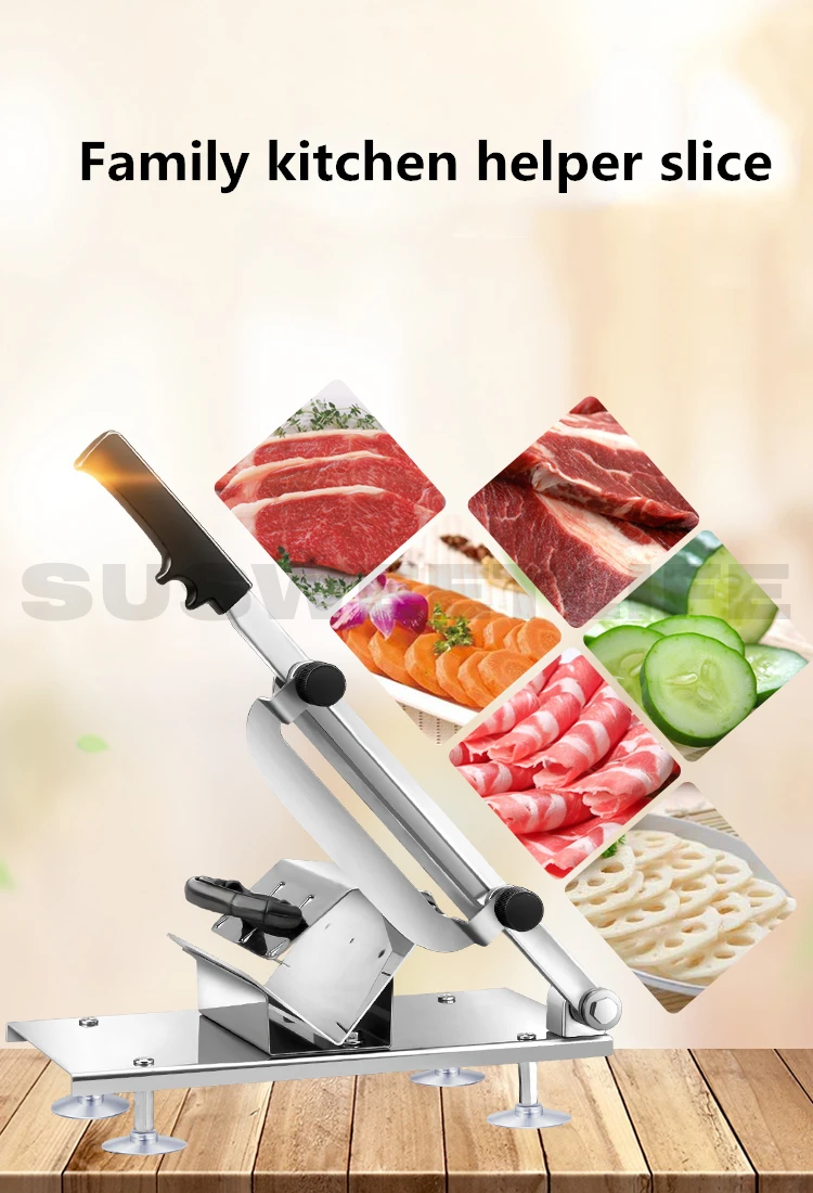 Meat slicer Slicer Sliced meat cutting machine  slicer Automatic meat delivery Desktop Easy-cut frozen beef and mutton 5