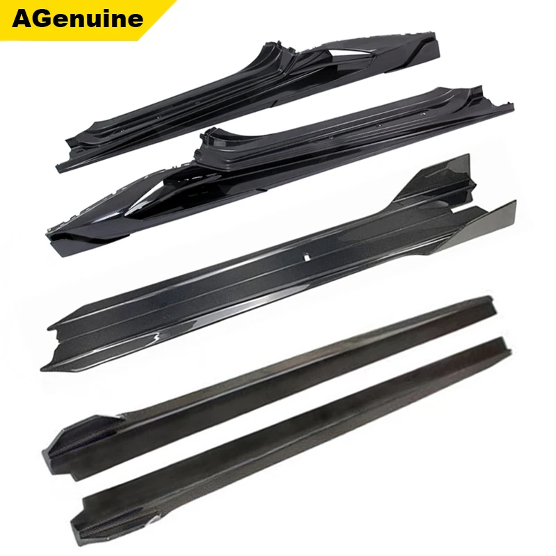 3 Style High quality Carbon fiber car body side spoiler door aprons skirts For Lamborghini Huracan | Автомобили и мотоциклы