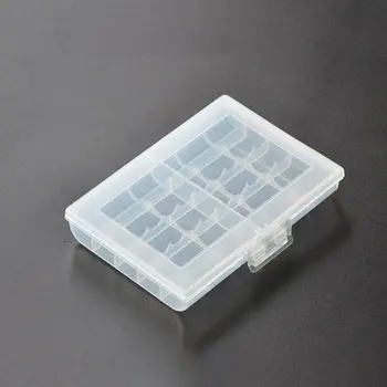 

for No.5/no.7 1 Pcs Battery Holder Case Storage Box Cover for Holding 10 AA AAA Batteries Hard Plastic Battery Accessories OCDAY