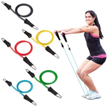

11pcs/set Pull Rope Fitness Exercises Resistance Bands Latex Tubes Pedal Excerciser Body Training Workout