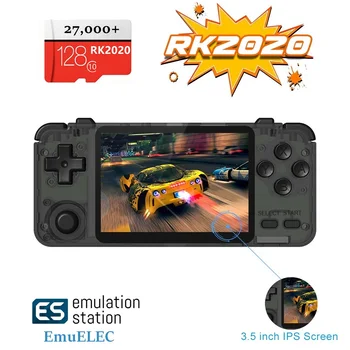 

RK2020 Handheld Portable Game Console 128GB SD 27,000+ IN 1 3.5" 320*480 EmuELEC RK3326 Quad-Core 1.3GHZ Open Source System