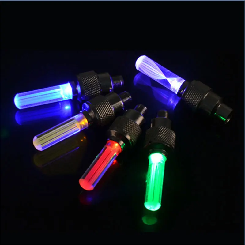 오토바이 타이어 공기 밸브 장식 램프, 분위기 램프, LED 램프, 자전거 공기 깍지 램프, RGB 자동차 장식 조명, 2 개