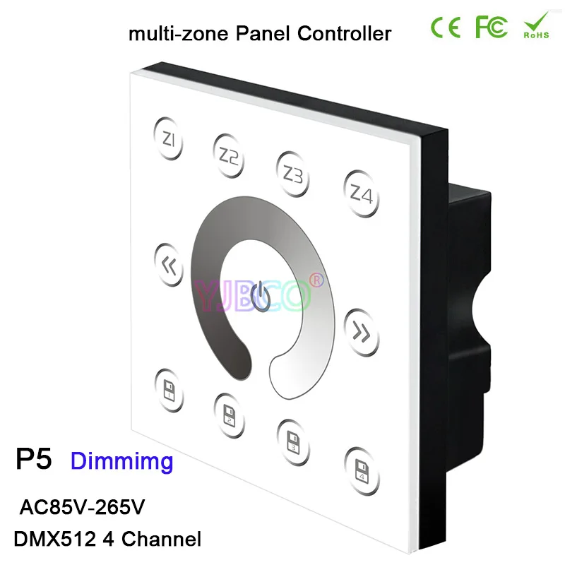 BC P5/P6/P7/P8 AC85V 265V настенный контроллер DMX512 для светодиодной ленсветильник|Диммеры| |