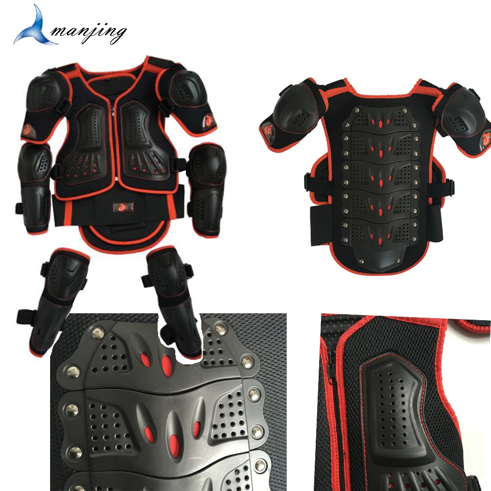 4 16years Child Youth Kids Body protect armor Vest Motocross Riding