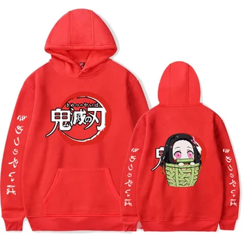 

Demon Slayer Hoodies Fashion Cute Print Women Hoodies Harajuku Streetwear Popular Men Sweatshirts Autumn Casual Anime Boy Hoodie