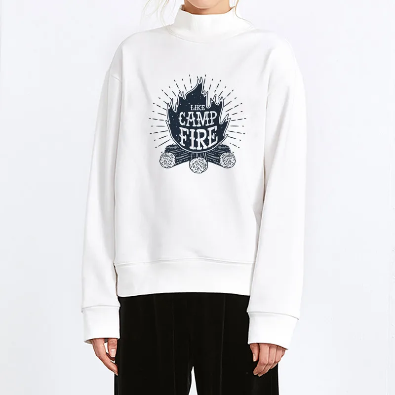Lychee, Harajuku, мультяшный принт огня, женский свитер, свободный, вырез лодочкой, женские пуловеры, повседневные, весна-осень, дамские свитшоты, топы