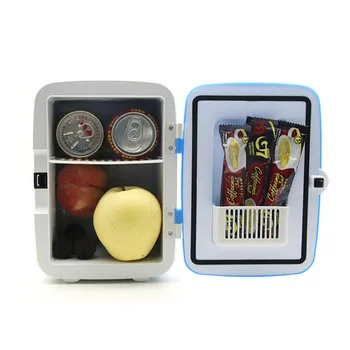 

4L Dual-Use Cooling/Heating Car Refrigerator 52W 12V Portable Mini Vehicular Car Freezer Multi-Function Home Travel Cooler