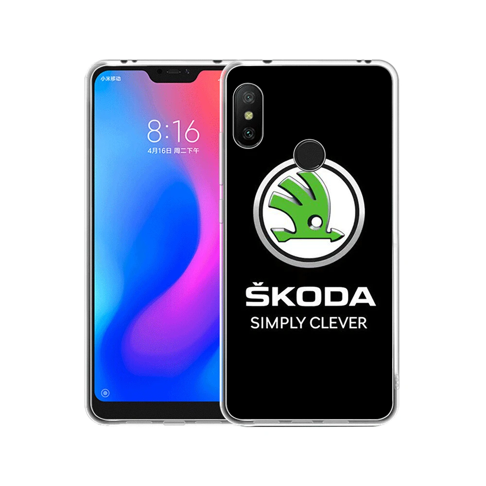 6 Мобильный чехол для телефона Xiaomi Redmi Note 8 6 7 5 Pro Xiaomi 4 4X 5A чехол Skoda автомобильный милый - Цвет: 6