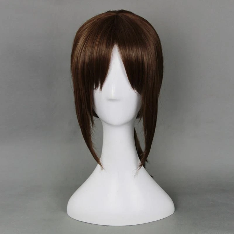 spider woman costume Attack on Titan Ymir Cosplay Wig Aurgelmir Brown Short ponytail Heat Resistant Synthetic Hair Halloween party Play Wigs pelucas elvira costume