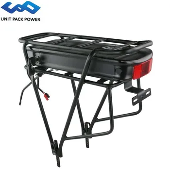 

13S6P Rear Rack eBike Battery 48V 17.4Ah 835Wh Samsung Cell Electric Bicycle Batteries for 1000W 750W 500W 350W Bafang Engine