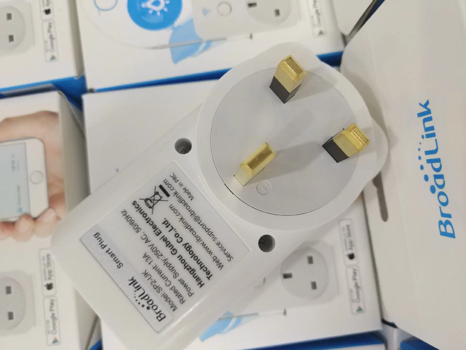 BroadLink стандарт Великобритании SP2 Wifi умная розетка 16А Голосовое управление Alexa и Google Home для Wi-Fi умного дома