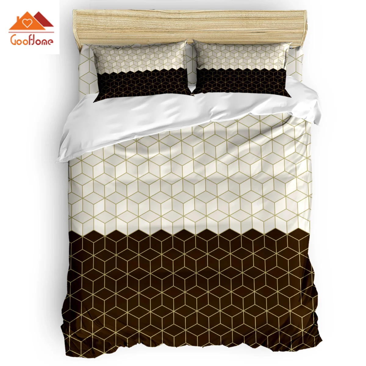 

Modern Geometric Mesh Duvet Cover Set Vintage Floral Art Design Collection of 3/4pcs Bedding Set Bed Sheet Pillowcases Cover Set
