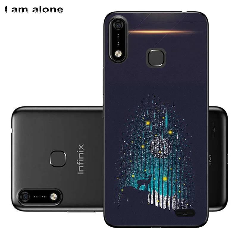 Сумка для телефона I am alone для Infinix Hot 7X624 6,2 дюймов Мягкий ТПУ модные чехлы для мобильных телефонов Infinix Hot 7X624 - Цвет: TPU H15