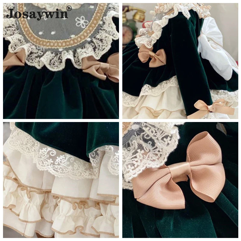 Dress for Girls Baby Autumn Winter Lolita Girl Kawaii Wedding Dress Girl Ball Gown Princess Party Vestidos Dress for New Year