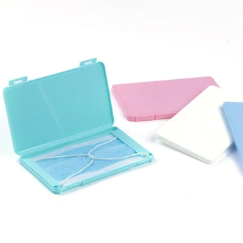 

1PC Mask Storage Box Portable Mask Holder Dustproof Moisture-proof Plastic Storage Box Children Adult Temporary Storage Case Hot