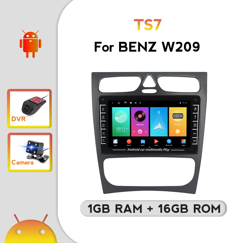 Автомагнитола 2DIN стерео видеоплеер Android для Mercedes Benz CLK W209 W203 W463 W208 Vaneo Viano Vito Carplay