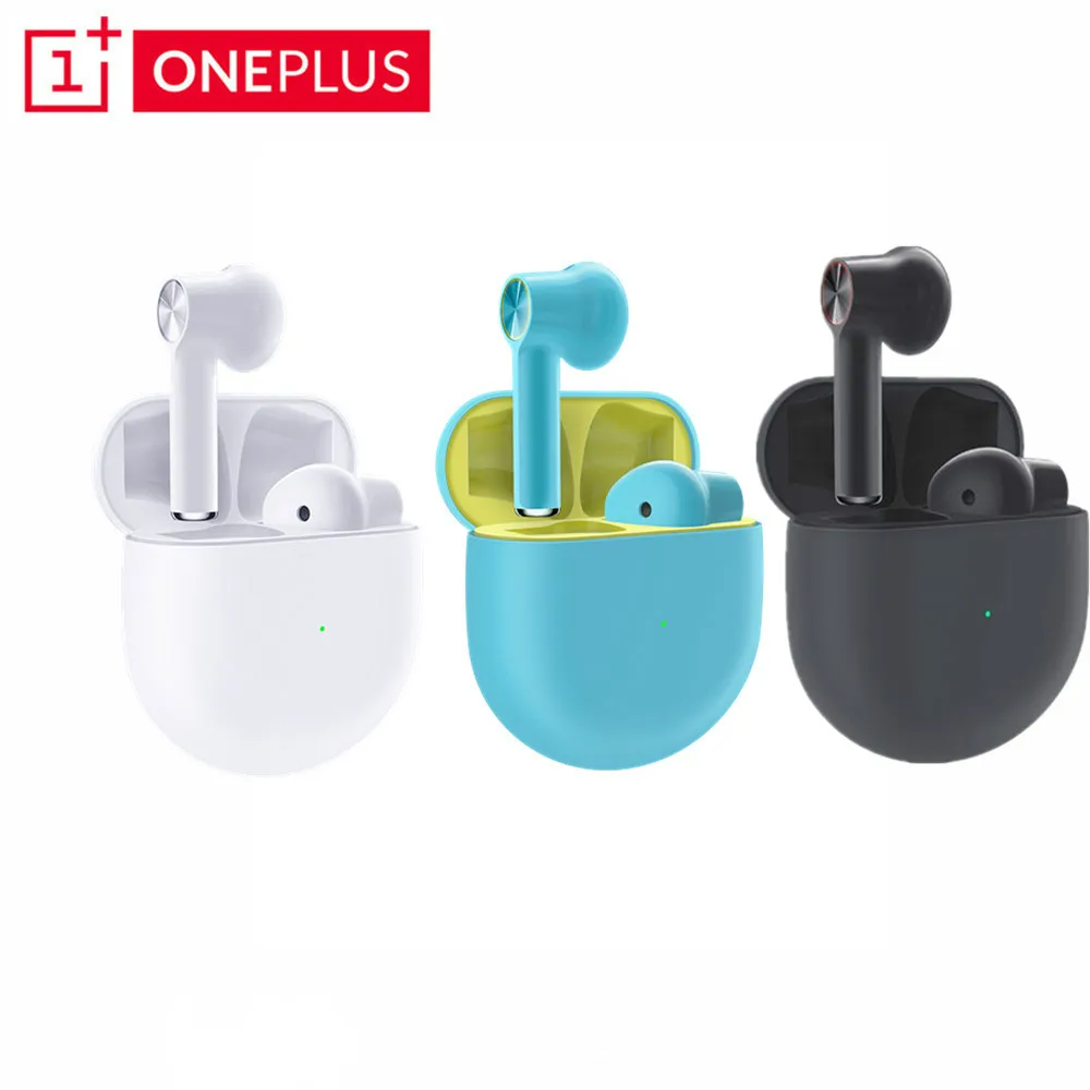 OnePlus Buds TWS Wireless Bluetooth Earphone Bass Boost 3 Mic Environmental Noise Cancellation Half-in-ear Earbuds