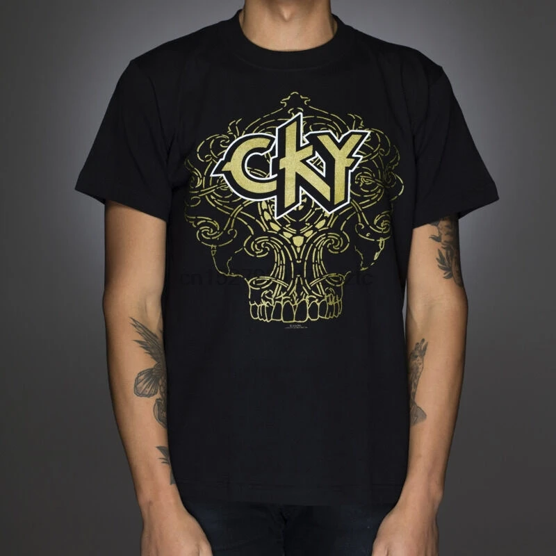 Официальный Cky-Gold футболка с рисунком зубов новая Лицензированная группа Merch всех