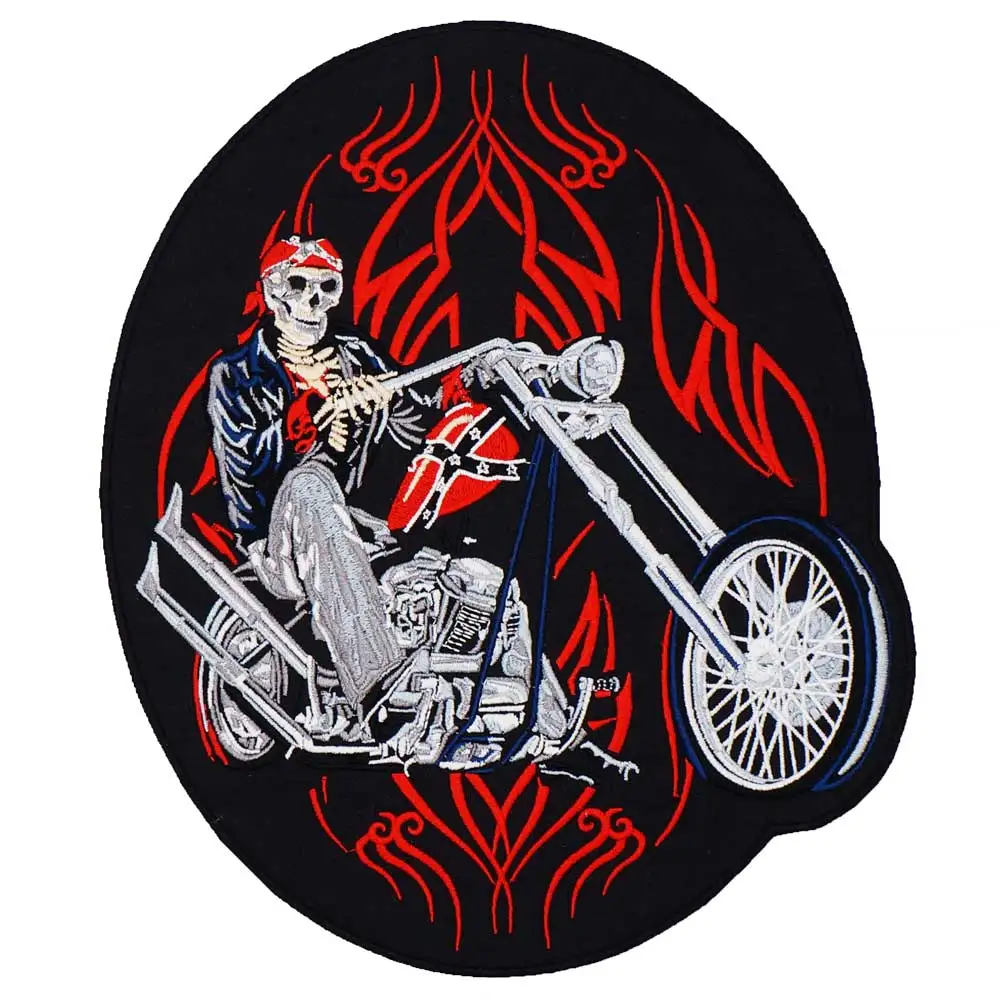 Craft Supplies & Tools Sew On Embroidered 315 Biker Applique Patch
