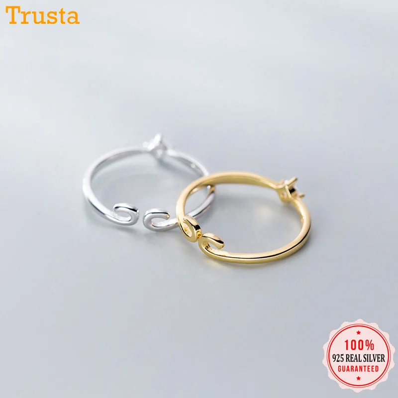 

Trustdavis Authentic 100% 925 Sterling Silver Square Dazzling CZ Open Finger Ring For Women Girls Sterling Silver Jewelry DS1746