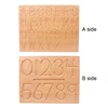 Montessori English Aphabet Uppercase & Lowercase Letters Board Digitals Number 0-9 Writing Training Toys for Students Preschool 3