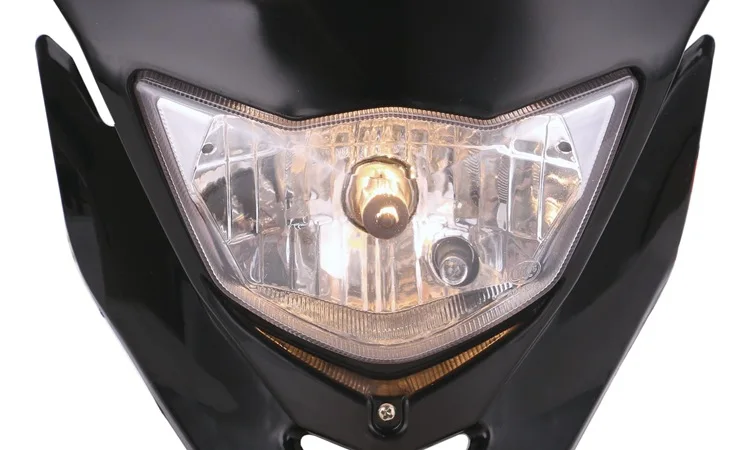 Мотокросса фары KLX модифицированные Ghost Face Motos Универсальный H4 передняя фара мотоцикла для EXC SX SXF XC MX SMR Moto