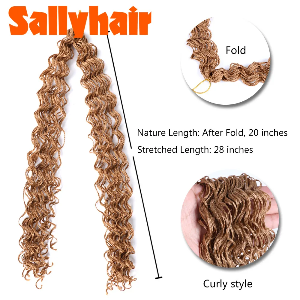Sallyhair смешанные цвета Zizi косички крючком синтетические удлинители волос пучки