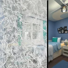 Декоративная оконная пленка SUNICE, рисовая бумага, белая матовая оконная пленка, самоклеящаяся, индивидуальная, витражная пленка, для дома и офиса, 1,52*2 м