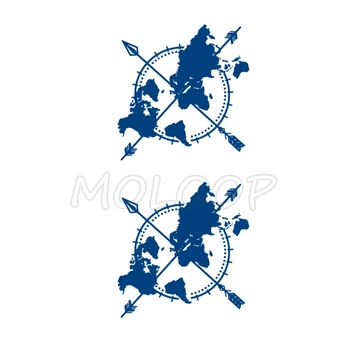 

Juice Tattoo Sticker Map Arrow Element Waterproof Temporary Makeup Fake Tattoos for Woman Men Body Art Lasting To 5 -15 Days