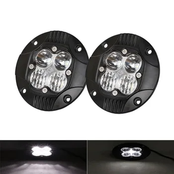 

2pcs 3" 40W LED Work Light Bar Combo Driving Fog Lamp Super Bright 3000LM LED Work Light for Truck Car ATV SUV ATV Jeep Boat