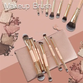 

7 Pcs Rose Gold Multifunctional Brush Double Head Concealer Blending Brush Professional Facial Makeup brush SE-MB210BG7