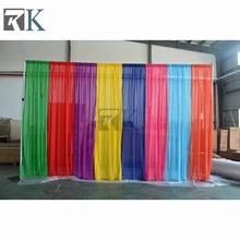 Временная алюминиевая труба штора стены занавес конференции сцена фон свадьба