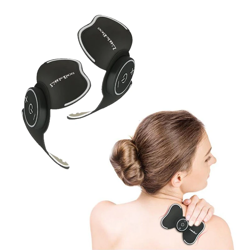 TENS Pulse Massager EMS Massage Sticker 5 Modes 10 Gears Rechargeable Muscle Massage Relaxation Pain Relief