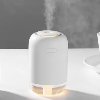 

300ML Portable USB Cool Mist Humidifier Air Purifier With Night-Light For Bedroom Home Office Yoga Car Travel
