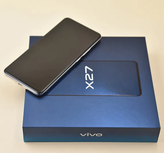 Vivo X27 смартфон с подъемной камерой 48.0MP Snapdragon 710 6,3" ips 2340X1080 8 Гб ram 256 ГБ rom Восьмиядерный Android 9,0