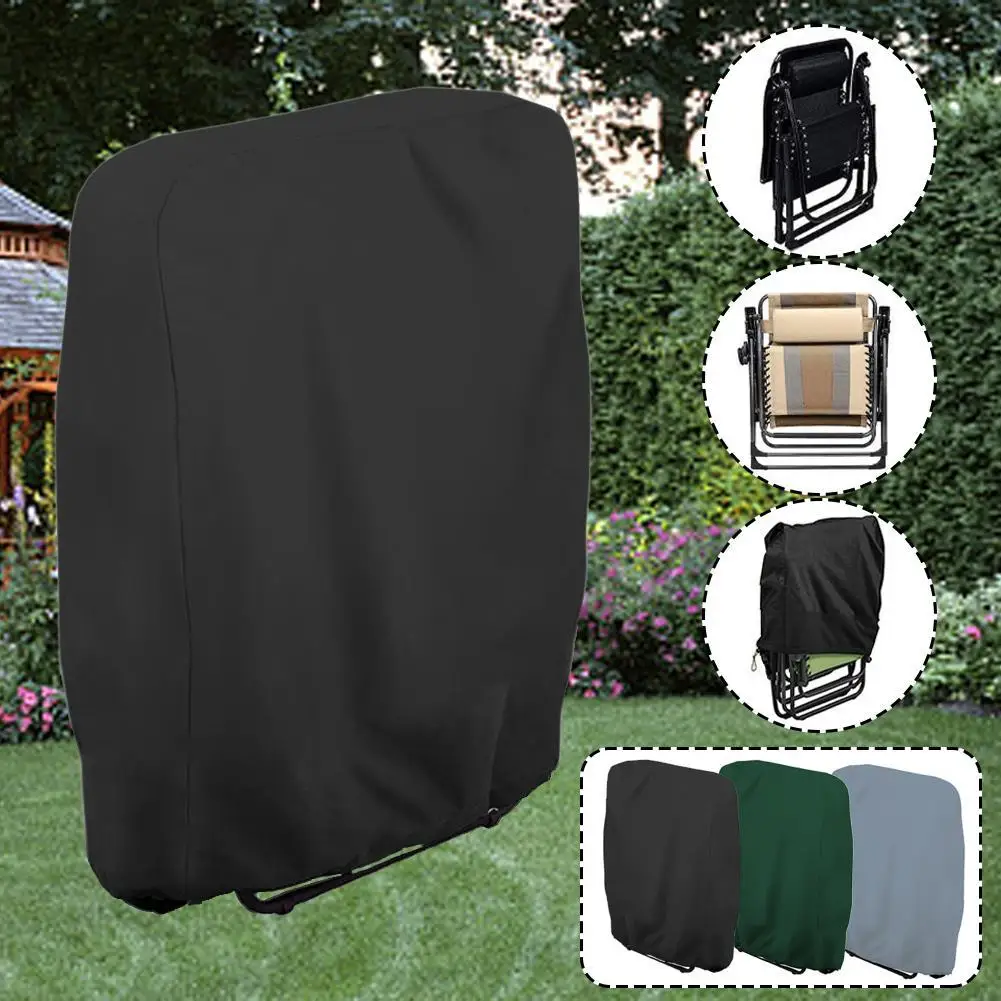 2021 Folding Chair Cover Recliner Waterproof Uv Oxford Cloth Outdoor Coveres 110cmx71cm | Мебель