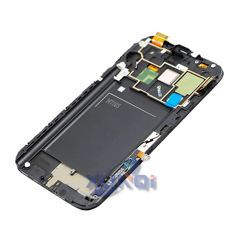 AMOLED LCD For Samsung Galaxy Note 2 N7100 N7105 LCD With Frame Display Touch Screen Complete 1 AMOLED LCD For Samsung Galaxy Note 2 N7100 N7105 LCD With Frame Display Touch Screen Complete 4