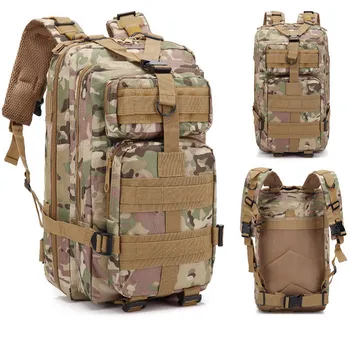 

Outdoor sports and leisure Fashion simple nylon wear-resistant backpack outdoor sports camouflage military backpack