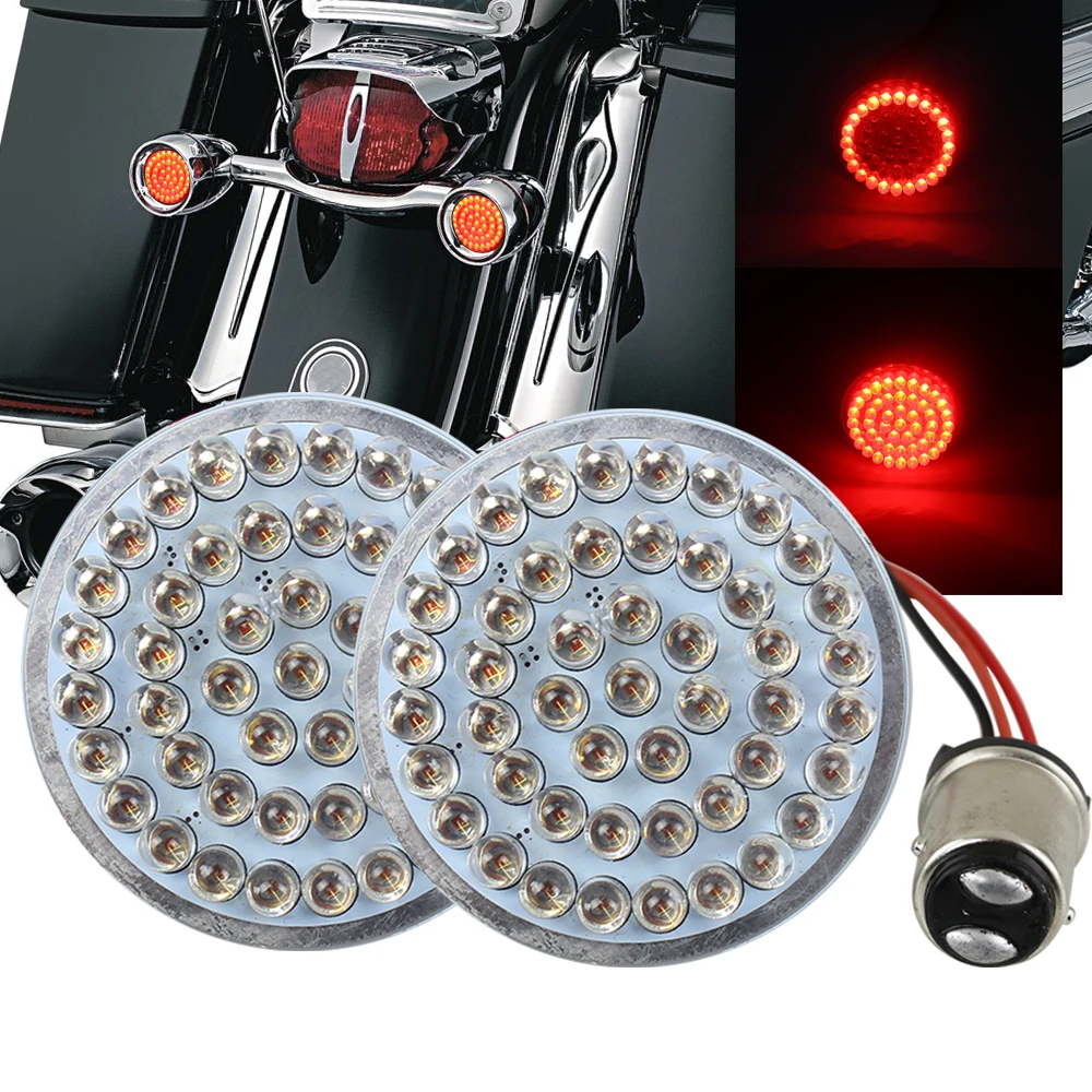 Мотоцикл 2 &quotсветодиодный задний фонарь ходовой тормоз поворотные сигнальные