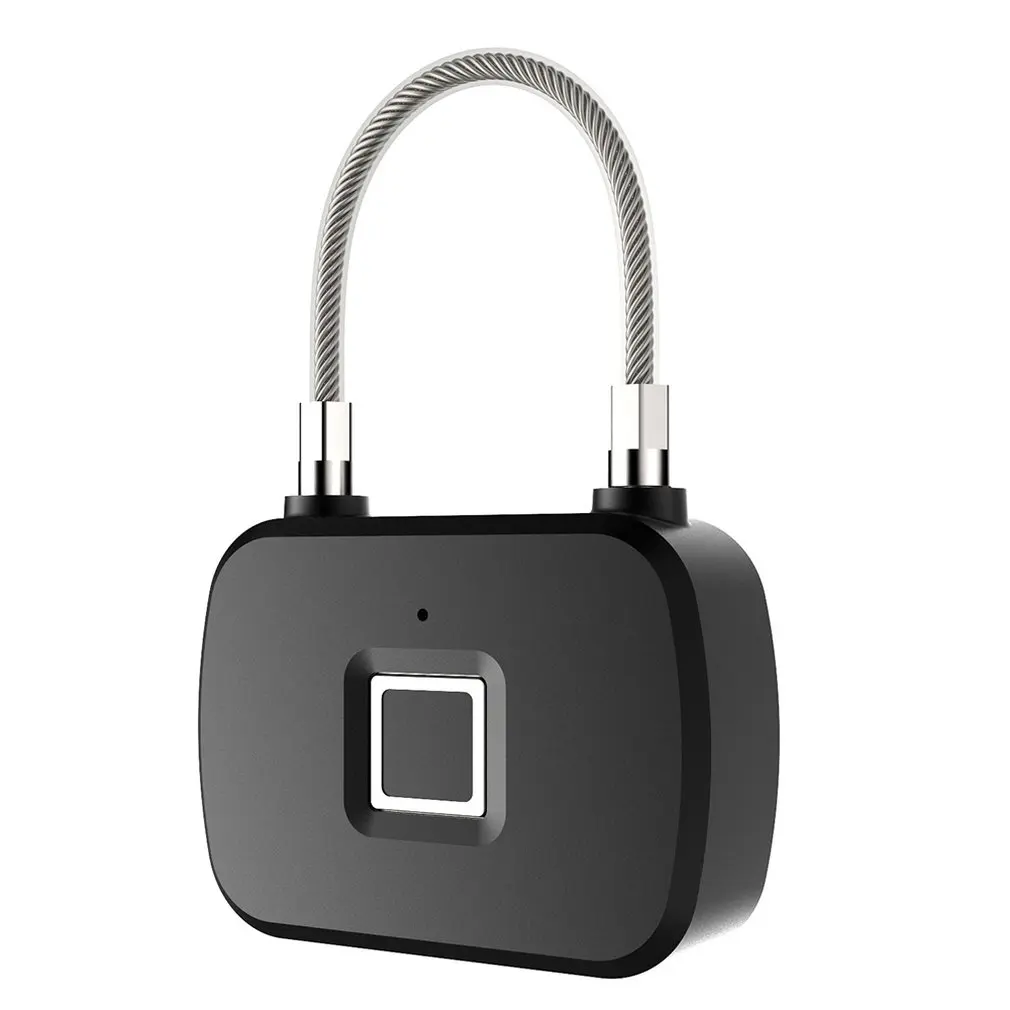 

IP66 Waterproof USB Rechargeable Smart Keyless Fingerprint Lock Anti-Theft Security Padlock Door Luggage Case Lock