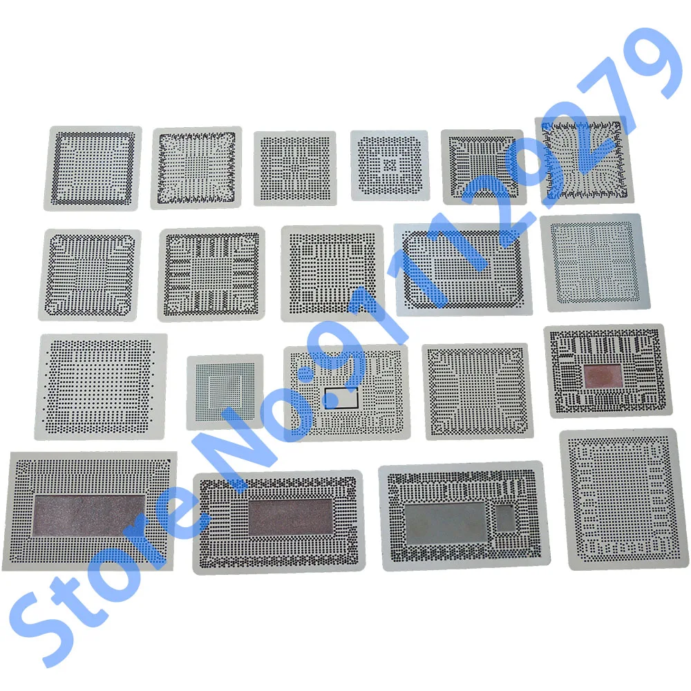 Трафареты прямого нагрева 20 шт. для INTEL/NVIDIA/ATI I3 I5 I7 SR170 SR1YW I5-3317U AM5200 SR071 N475 SR04S BGA Vedio