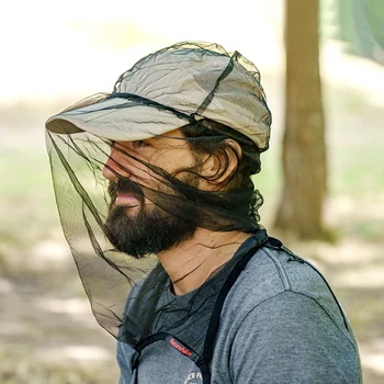 

Fine Workmanship​ Mosquito Insect Head Net Fishing Camping Sunscreen Mesh Mask Beekeeping Guard Wear Resistance