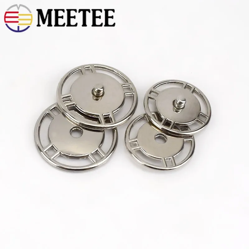 Meetee 10 комплектов 21 мм/25 мм металлическая пряжка Женское пальто декоративная