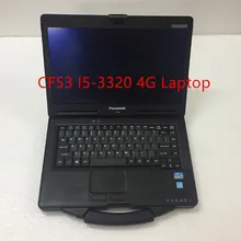 Самая низкая цена вторая рука CF53 I5-3320/3340 4G Panasonic Toughbook диагностический б/у ноутбук для MB STAR C3/C4/C5/C6 и ICOM ODIS