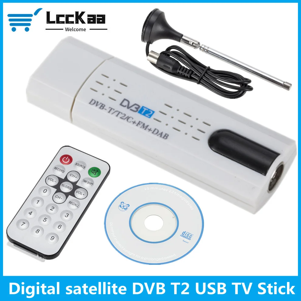 Digital Satellite Dvb T2 Usb Tv Stick Tuner Con Antenna Remote Hd Usb Tv Ricevitore Dvb-T2/Dvb-T/Dvb-C/Fm/Dab Usb Tv Stick Per Pc