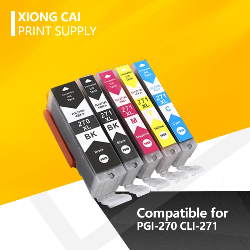 Совместимый чернильный картридж для Canon PGI-270 CLI-271 270 271 принтера PIXMA MG5720 MG6820 MG7720 TS5020